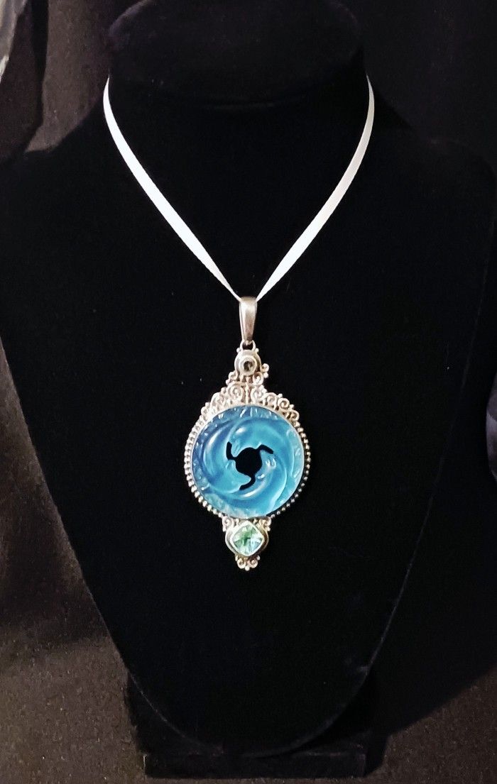 Vintage Sajen Sterling Silver Dolphin Pendant