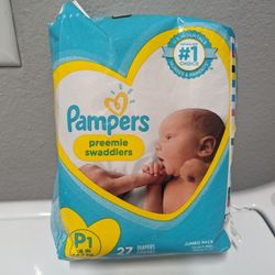 Free Pampers Preemie Swaddlers P1 Diapers