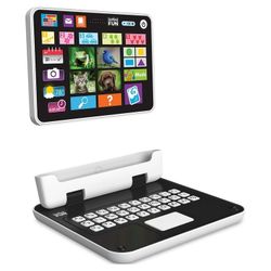 My First 2-in-1 Laptab Touch Tablet Computer w/ Detachable Keyboard for Toddlers
