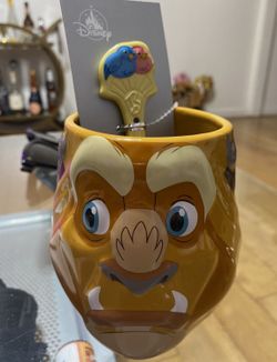 ✨Disney Parks Be Beauty & The Beast 14 oz Beast Ceramic Coffee/Tea Mug & Spoon✨