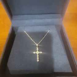 Diamond Cross Pendant 