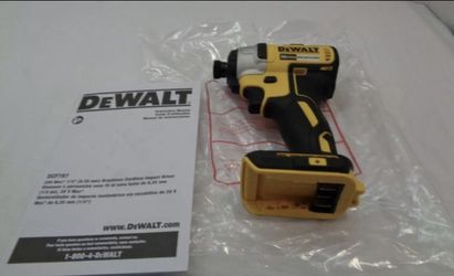 DEWALT 20V MAX BRUSHLESS 1/4" IMPACT DRIVER ( BARE TOOL) - NEW