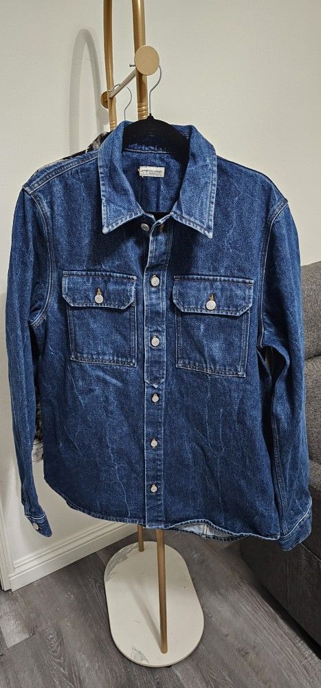 Dries Van Noten Indigo Denim Shirt Jacket