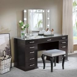 Bambina Vanity set with glitzy bulbs- Dark grey-available in 2 colors Now On Sale 1049.00 Free Delivery 🚚