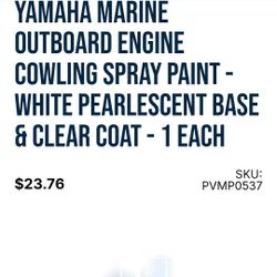 Boat Outboard Motor Paint New Cans