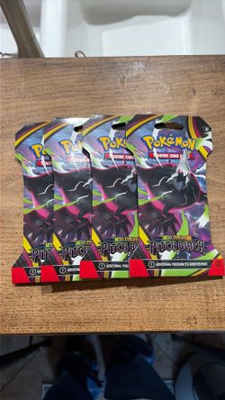 4 Pitch Black booster packs