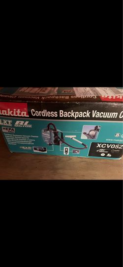 Back pack vacuum
