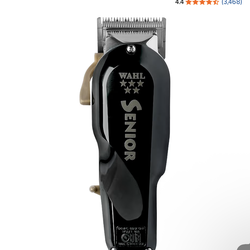Wahl Professional 5 Star Senior Clipper, V9000 Motor, Adjustable Taper Lever, Includes 3 Cutting Guides