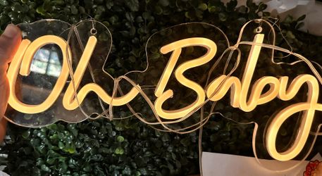 Oh Baby Led Sign 