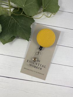 Yellow Badge Reel