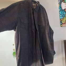 Men’s Long Sleeves Outdoor Life 3Xlt Charcoal Grey Great Condition I Also Have A Hunter Green Size $15. 00 BIG AND TALL