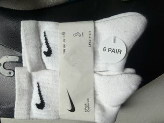 Nike Dri-FIT Youth Crew Socks 6-Pack