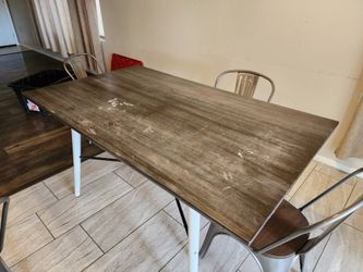 Dining/Craft Table and 4 Chairs
