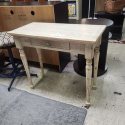 Distressed Small Console Table Or Writing Desk. 
