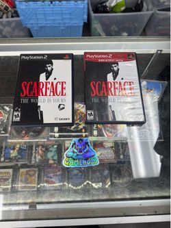 Scarface PS2 $75-$85 Each Gamehogs 11am-7pm