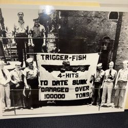Submarine USS Trigger WWII photographs