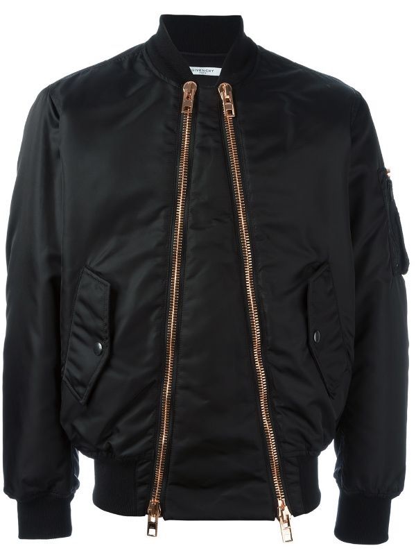 Givenchy Double Zip Bomber Jacket unisex size:m