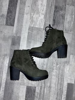 Combat Heeled Boots 7