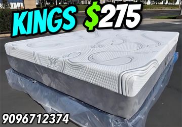 King Organic Cool Gel Memory Foam Mattress