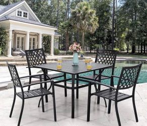 Brand New Outdoor Dining Metal Set 