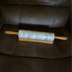 Marble Rolling Pin W/ Holder