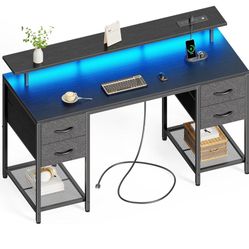 Huuger 55 Inch Gaming Desk