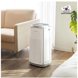 CUCKOO Air Purifier with 5-Stage H13 True HEPA Filter for Large-Sized (470 sq. ft.) Rooms, UV-C, Activated Carbon Filters 99.97% Odors, Smoke, Dust, P