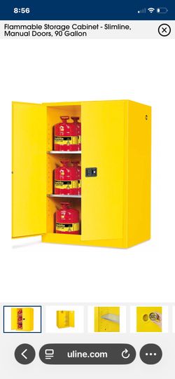 Commercial chemical storage cabinet