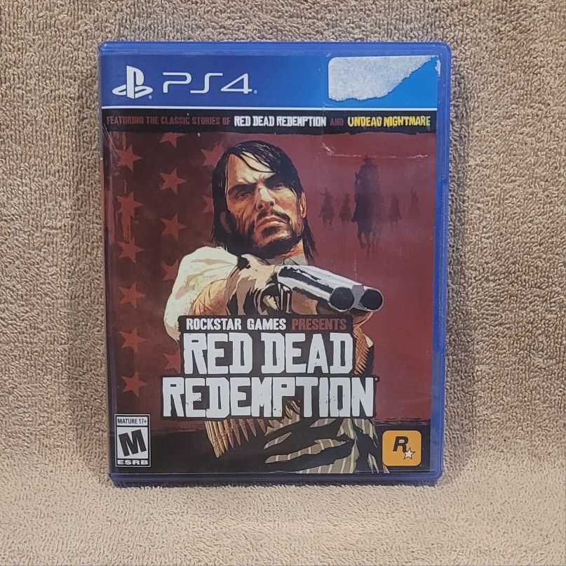 RED DEAD REDEMPTION (2023 PS4) RD1 UNDEAD NIGHTMARE SONY PLAYSTATION 4 WESTERN VIDEO GAME DISK DISC