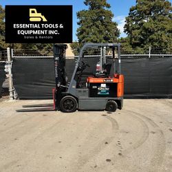 2010 Toyota 7FBCU30 6,000 lbs Cushion Electric Forklift