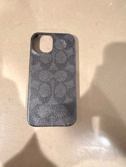 Coach case for iPhone 15