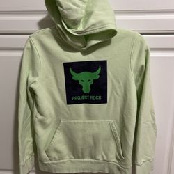 Boy's Youth Under Armour UA Project Rock Dwayne Johnson Loose Fit Hoodie YM