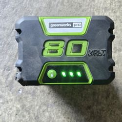 Greenwroks Pro 80 Volt Battery