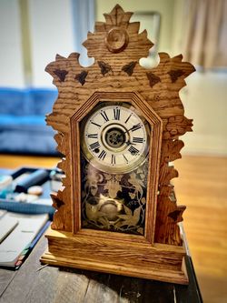 Antique Gilbert Mantel Clock