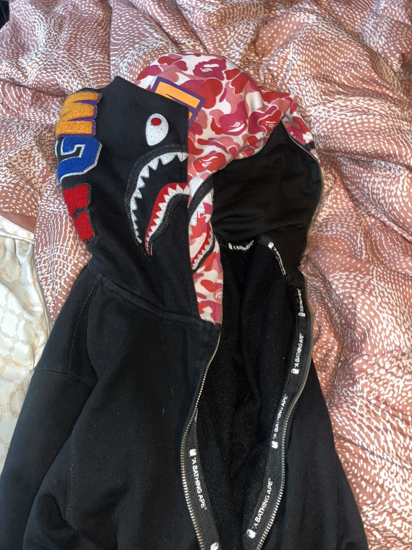 Bape Jacket Double Hoodie