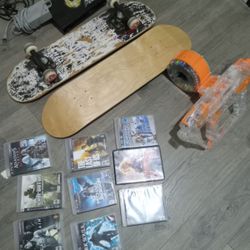 Consola De Wii 2 Patinetas 