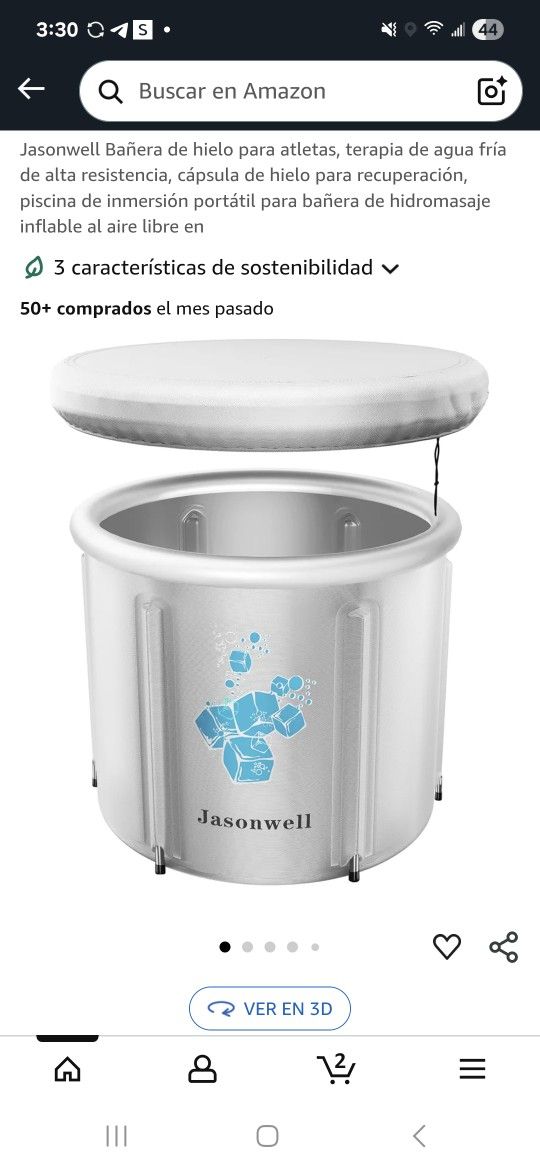 Jasonwell Bañera de hielo para atletas