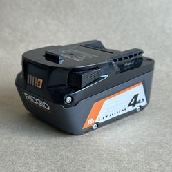 NEW Ridgid 18v 4ah Lithium Battery, R87004, (10 available) Lifetime Warranty
