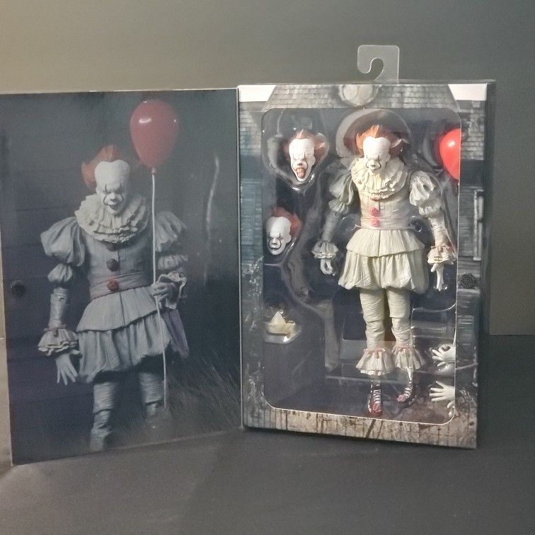 Pennywise 7" action figure 2017 NECA IT MIB