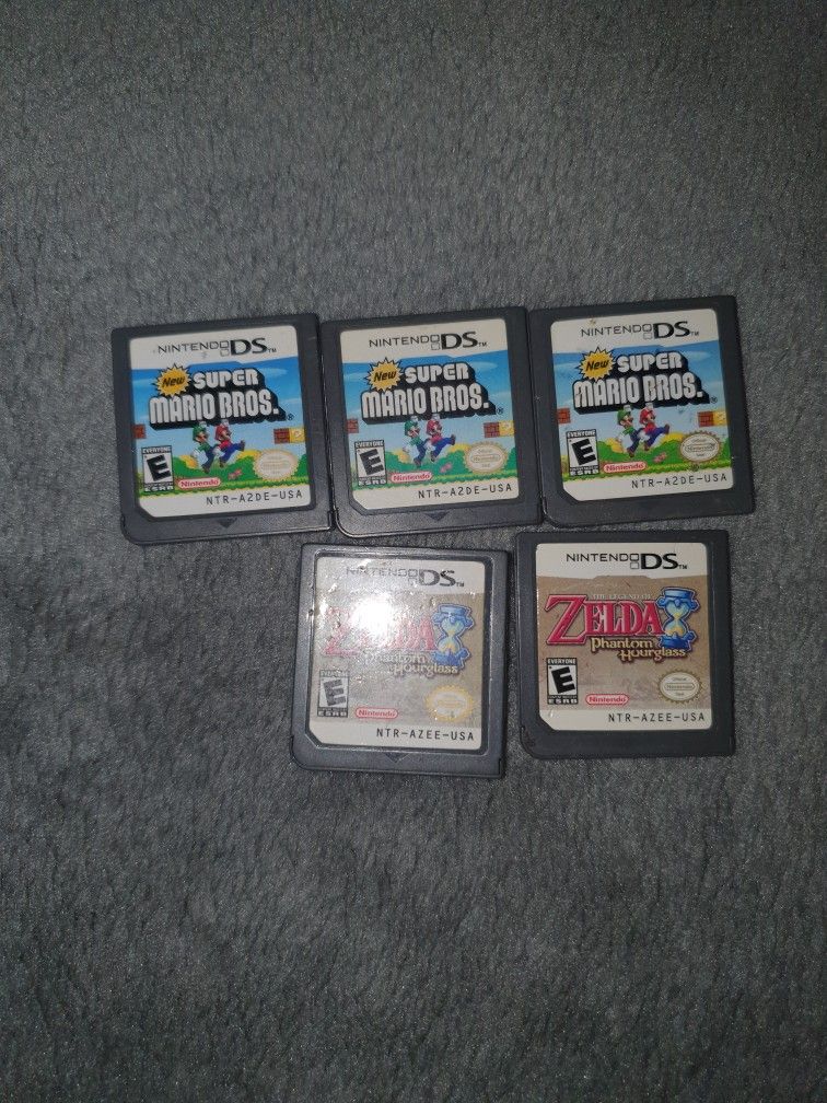 Nintendo Ds New Super Mario Bros. Legend Of Zelda Phantom Hourglass