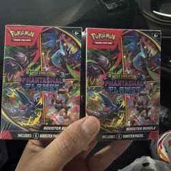 Pokemon Phantasmal Flames Booster Bundles  Sealed