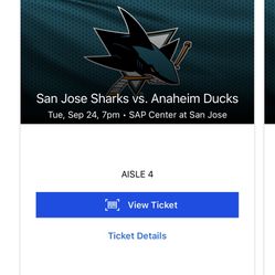 San Jose Sharks Vs Anaheim Ducks