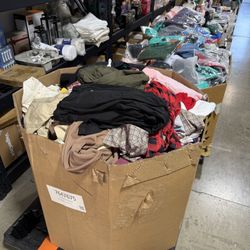 3 Brand New Clothing Pallets 