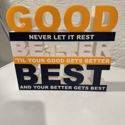 Chicago Bears Colors Good better best display