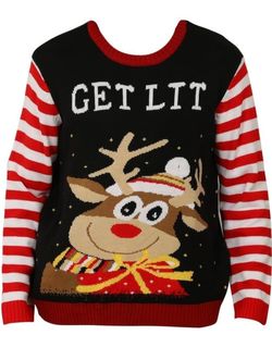 Light Up Reindeer Sweater 