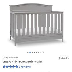 Delta 4 in 1 Crib