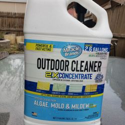 Outdoor Cleaner. For  Decks, Concrete, Siding And Fences 