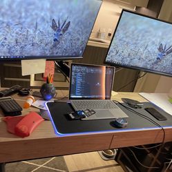 Home Office Clearance Sale - Monitors, Chair, and Desk - South Boston