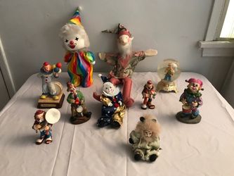 Clown Figurines
