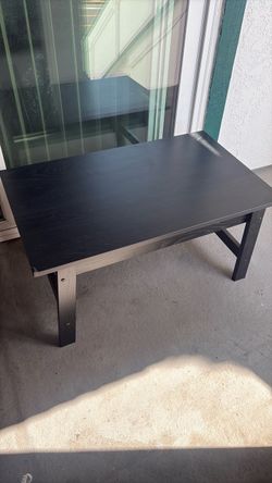 Black Wood Table